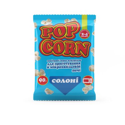 Повітряні зерна кукурудзи в мікрохвильовій печі 90г